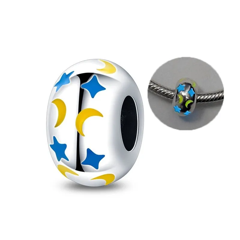Charm Luna y Estrellas Brilla